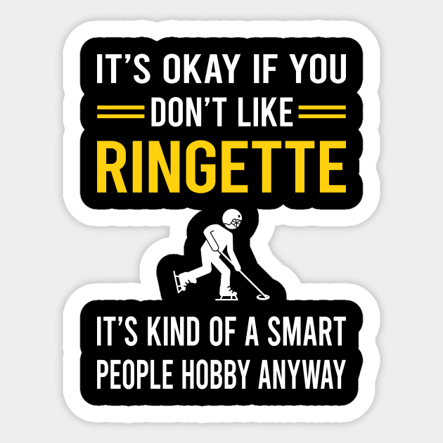 Smart People Hobby Ringette Sticker by Good Day